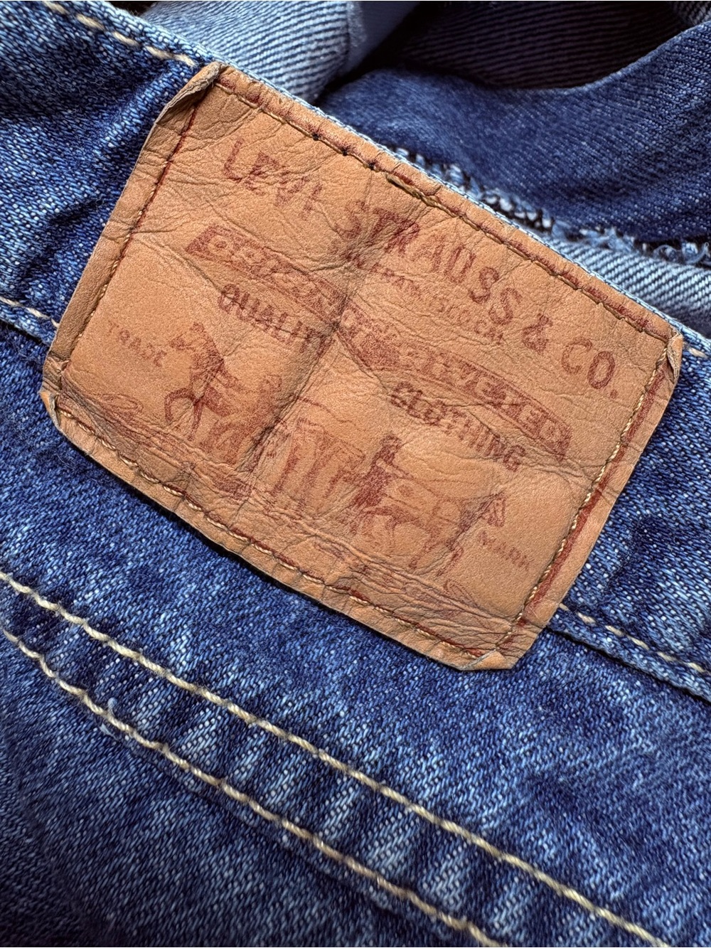 Vintage March 1987 Mountain City, TN Student Baggy Fit Levi’s In EUC